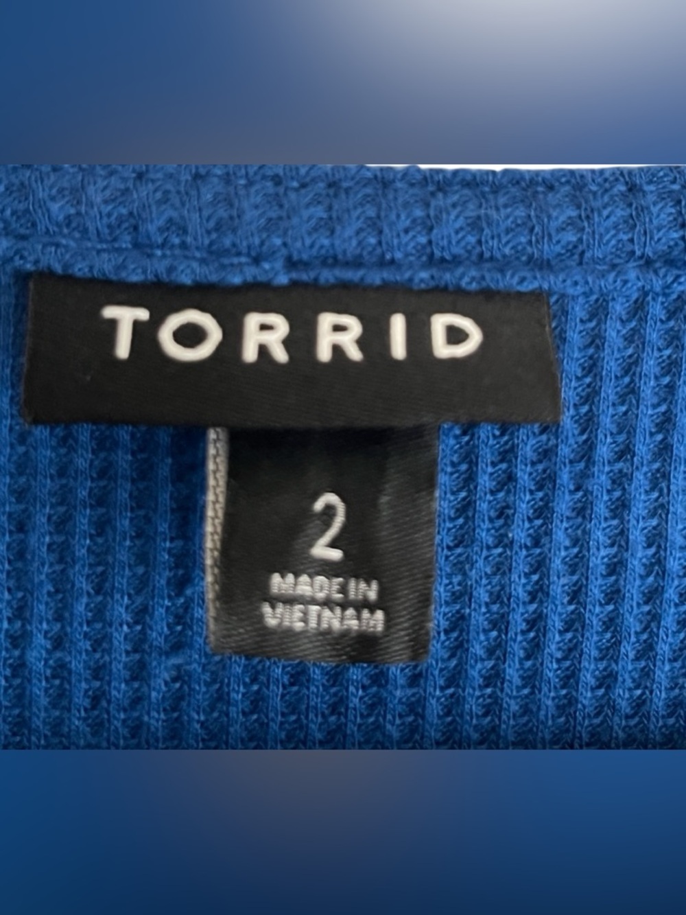 TORRID Skater Tiered Mini Dress Royal Blue V Neck Long Sleeve Pockets Size 2X - Picture 9 of 11